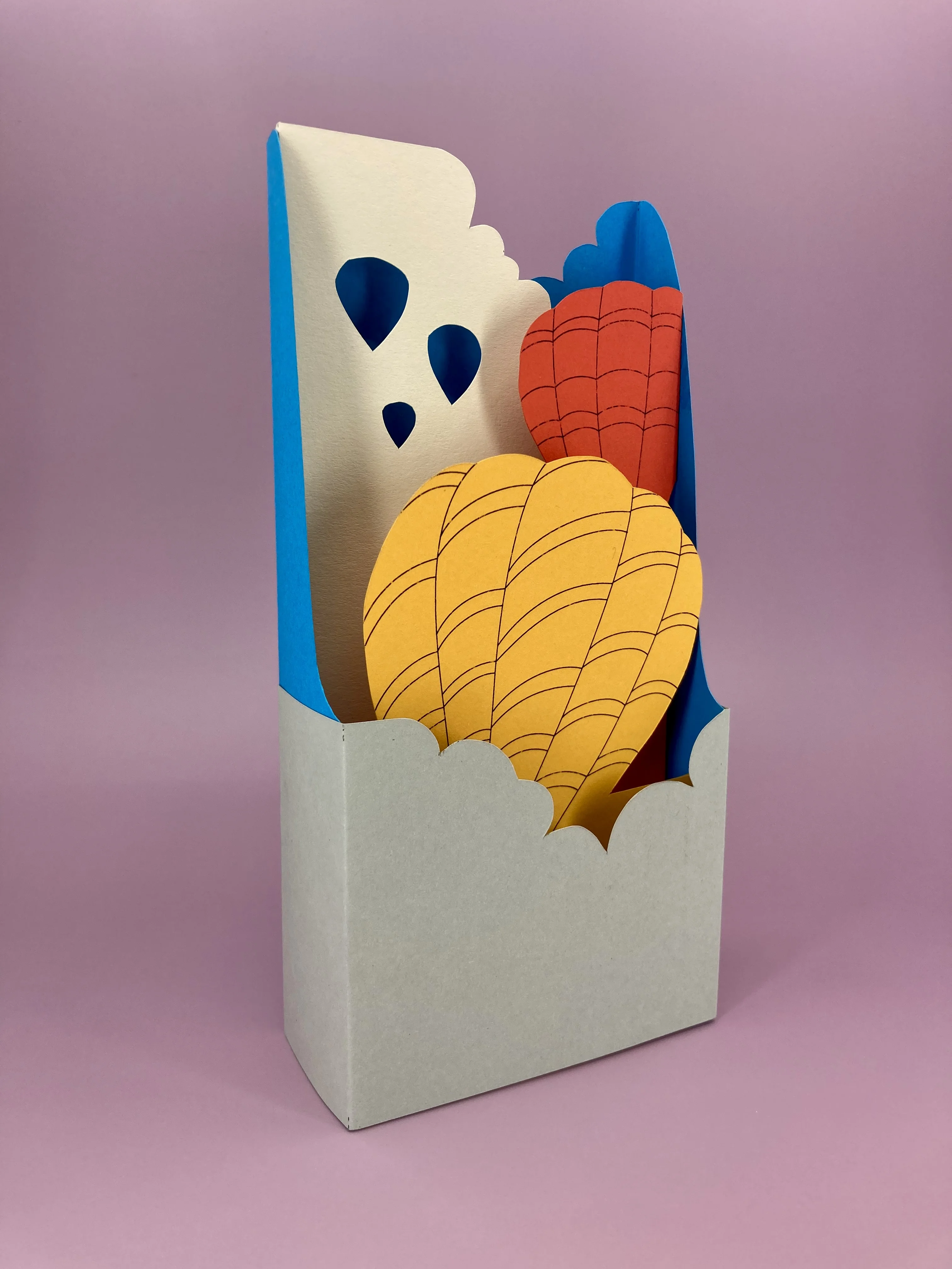 hot air balloons greeting card Banello Cards - Fun Printable Pop Up Cards