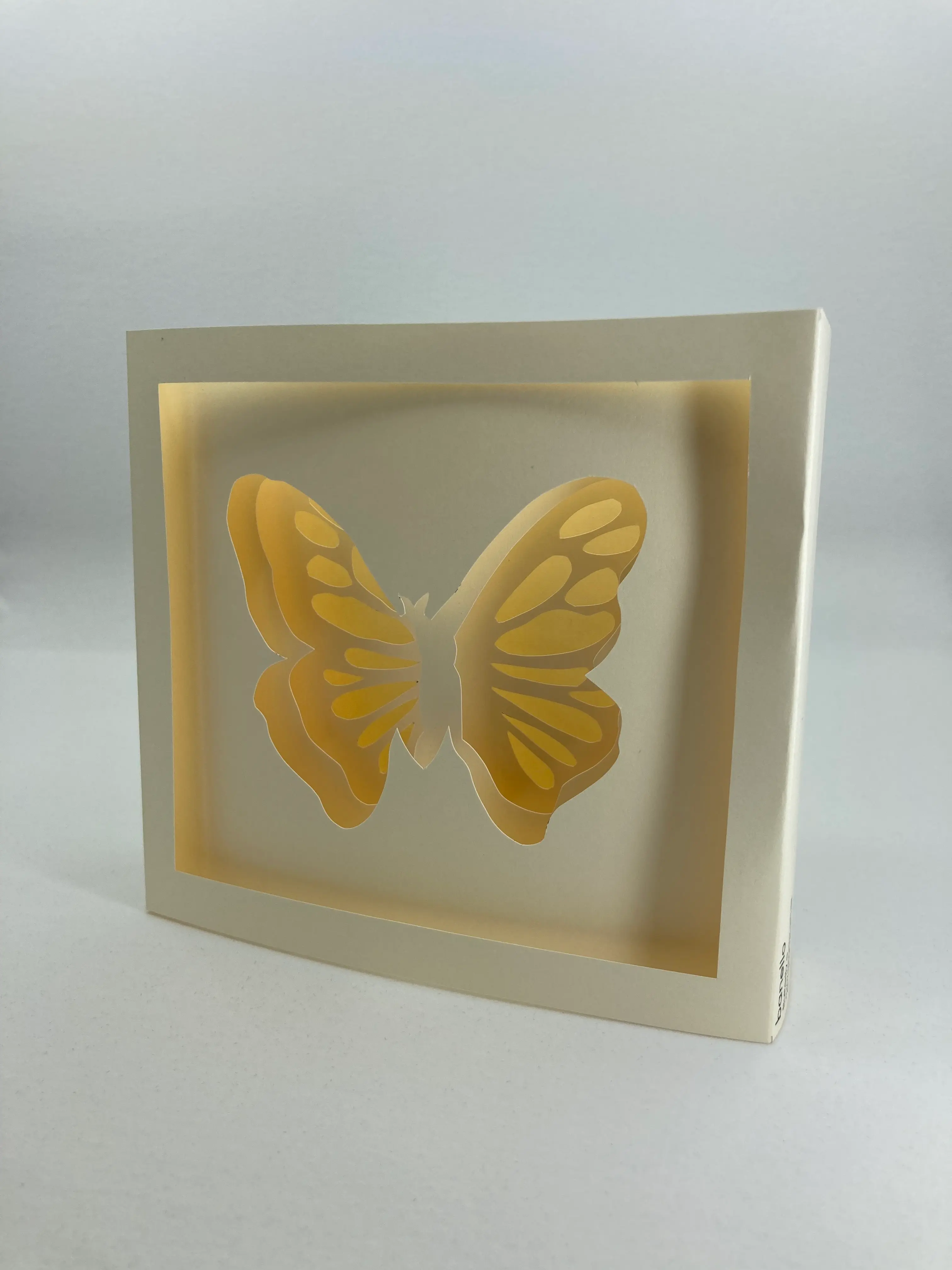 beautiful butterfly in a box card Banello Cards - Fun Printable Pop Up Cards