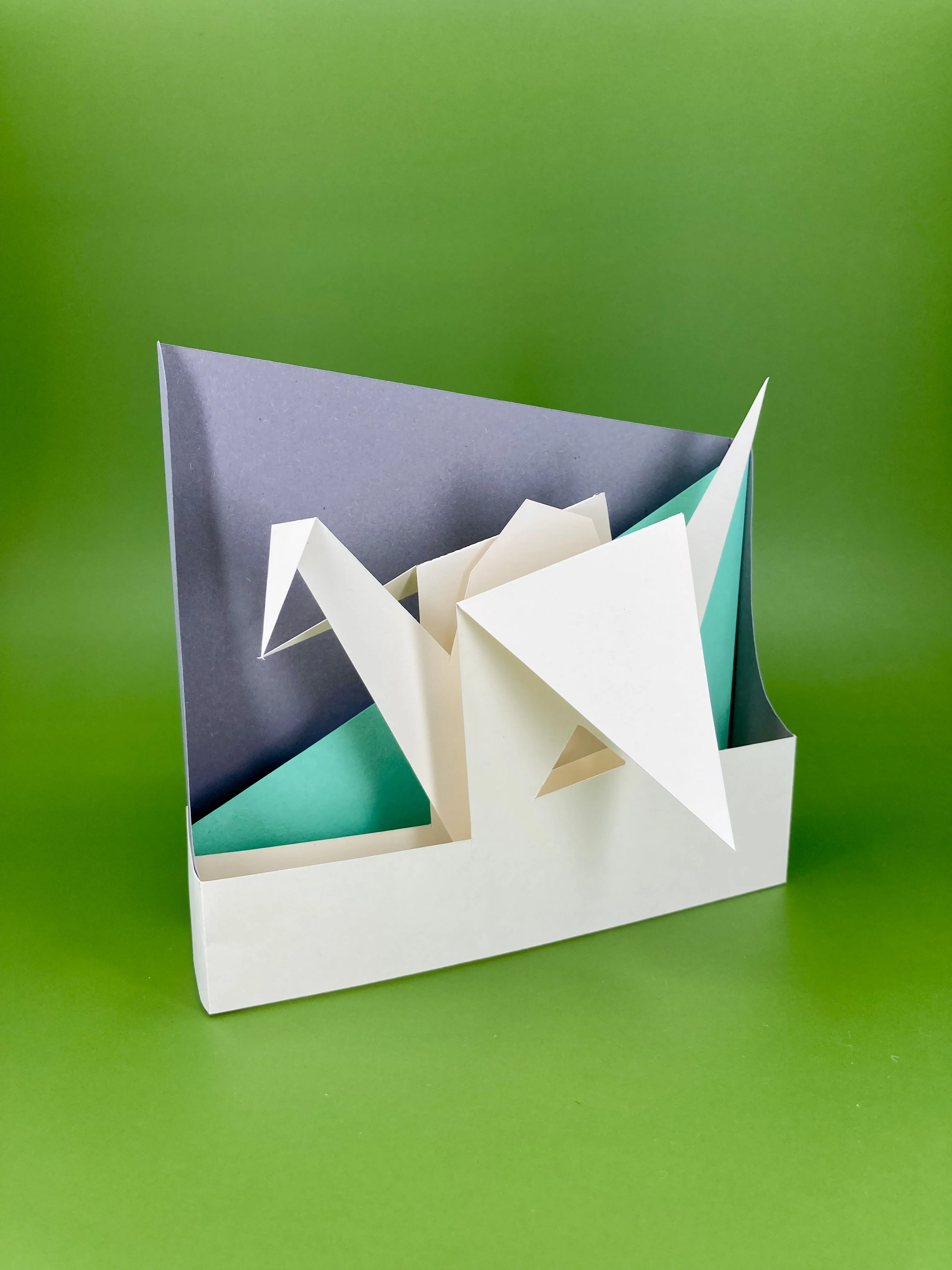 Geometry love card for valentines Banello Cards - Fun Printable Pop Up Cards