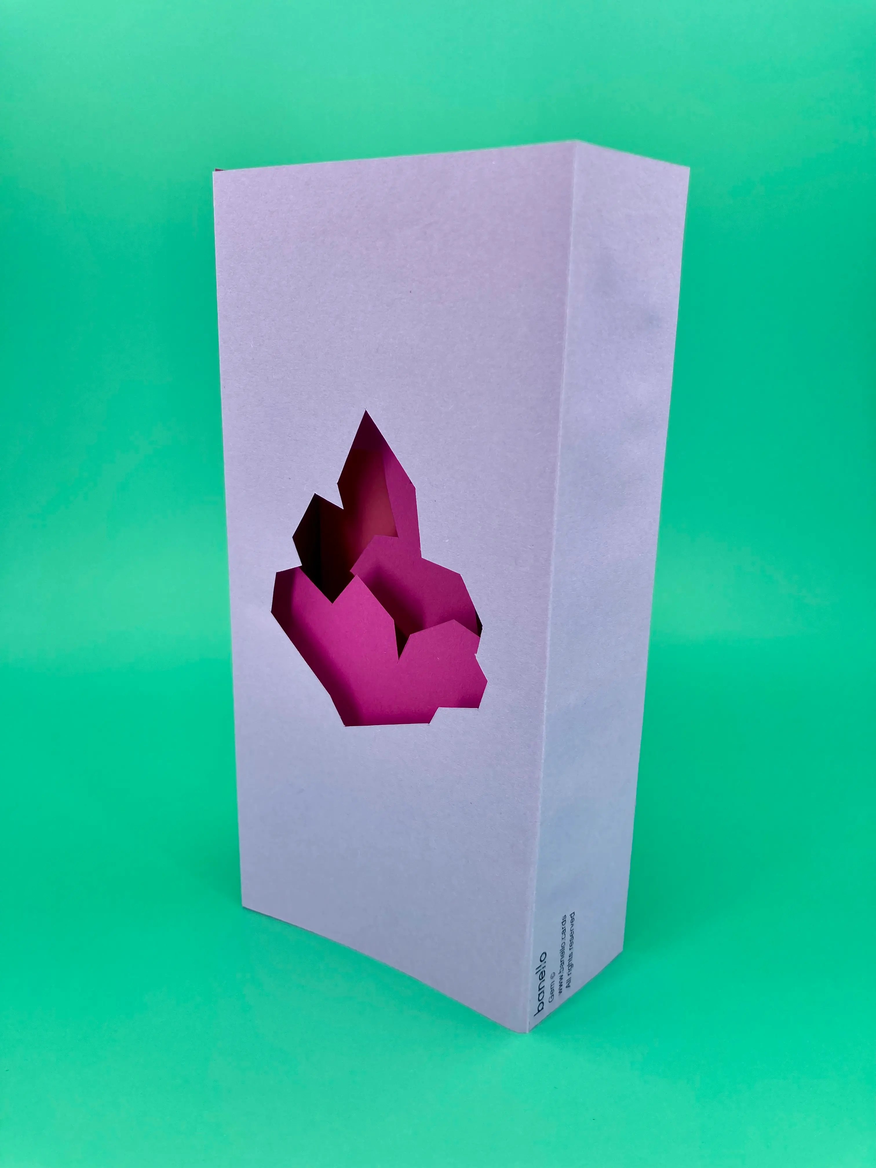 gemstone crystal pop up card Banello Cards - Fun Printable Pop Up Cards